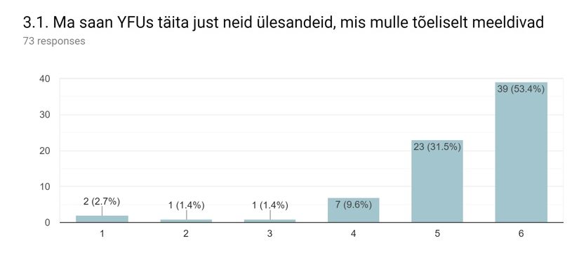 Saan YFUs täita just neid ülesandeid, mis mulle tõeliselt meeldivad