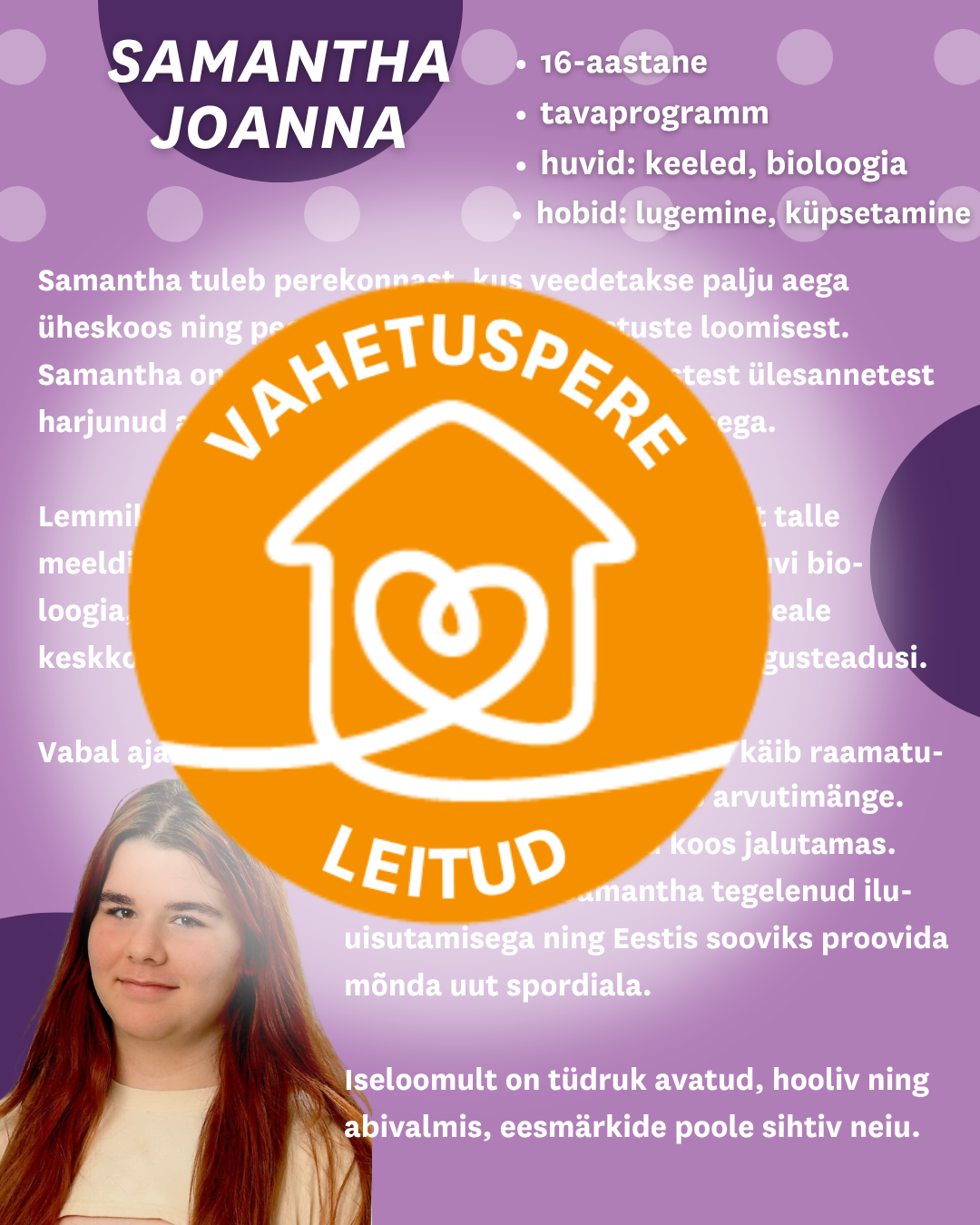 SAMANTHA JOANNA - aint kodukal
